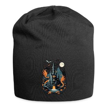 Spooky Haunted Castle Magical Haunted Castle - Jersey Beanie - black - Front