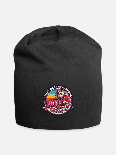 Lustig Düsterer Galgenhumor Das Letzte Gewesen - Jersey-Beanie - Schwarz