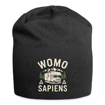 Womo Sapiens - Jersey-Beanie - Schwarz - Vorne