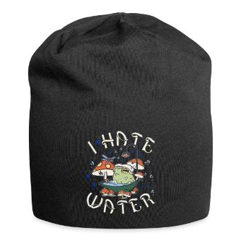 Dicton sur l’eau - Bonnet en jersey - noir - Devant