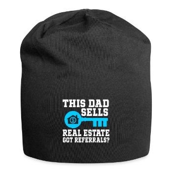 Agent immobilier Agent immobilier - Bonnet en jersey - noir - Devant