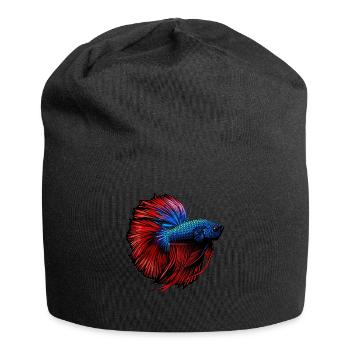 Bettas Betta Fisch Betta - Jersey-Beanie - Schwarz - Vorne