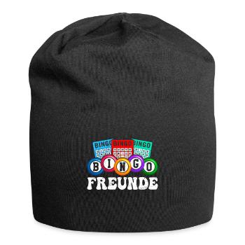 BINGO FREUNDE Bingospieler Bingo Abende Bingo - Jersey-Beanie - Schwarz - Vorne