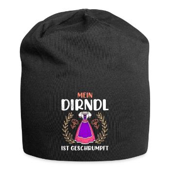 Dirndl zu klein Trachtenshirt Damen Trachten Dirndl - Bonnet en jersey - noir - Devant