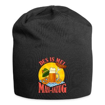 Münchner Volksfest MEI MASS-ANZUG Lustiges - Jersey-Beanie - Schwarz - Vorne