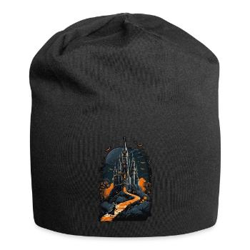 Spooky Haunted Castle Magical Haunted Castle - Jersey Beanie - black - Front