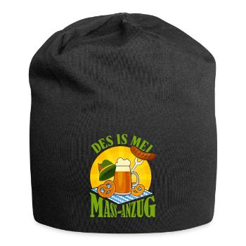 Münchner Volksfest MEI MASS-ANZUG Lustiges - Jersey-Beanie - Schwarz - Vorne