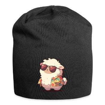 Alpaga Alpagas Alpaga - Bonnet en jersey - noir - Devant