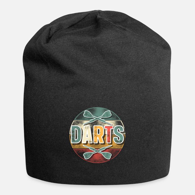 Darts - Jersey-Beanie - Schwarz