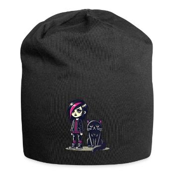 Pastel Goth Style Lover - Jersey Beanie - black - Front