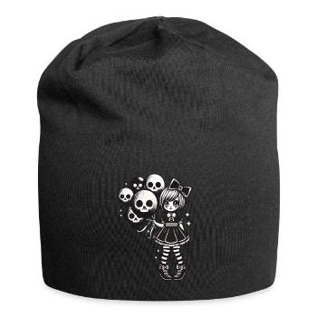 Kawaii Goth Girl Dark Gothic Design - Jersey Beanie - black - Front
