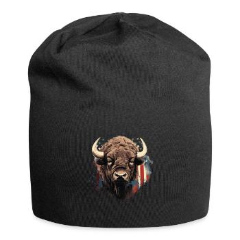 American Bison - Jersey Beanie - black - Front