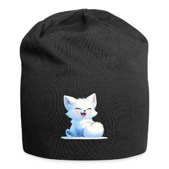 Renard arctique Polarfüchse Polarfuchs - Bonnet en jersey - noir - Devant