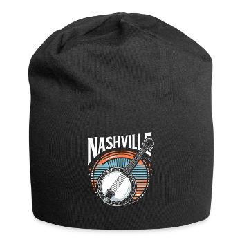 Banjo Gitarre Bluegrass Musik Nashville - Jersey-Beanie - Schwarz - Vorne
