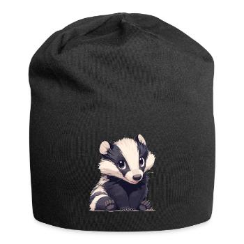 Badger Dachse Dachs - Jersey-Beanie - Schwarz - Vorne