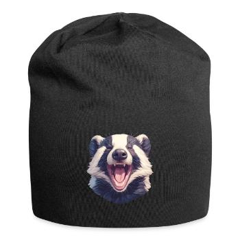 Badger Dachse Dachs - Jersey-Beanie - Schwarz - Vorne