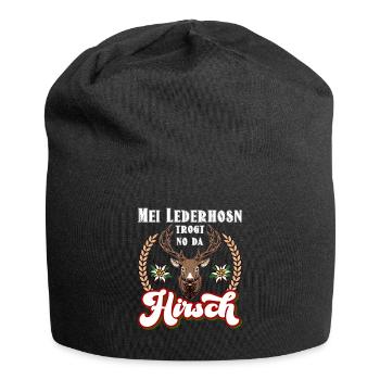 Munich Volksfest MEI LEDERHOSEN WEARS NO DA HIRSCH - Jersey Beanie - black - Front