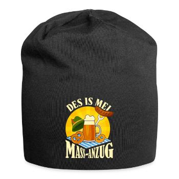 Münchner Volksfest MEI MASS-ANZUG Lustiges - Jersey-Beanie - Schwarz - Vorne
