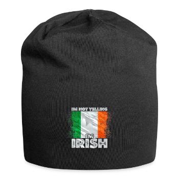 Irland - Jersey-Beanie - Schwarz - Vorne