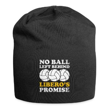 Volley-ball Libero - Bonnet en jersey - noir - Devant