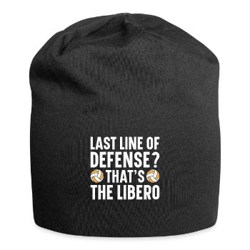 Volley-ball Libero - Bonnet en jersey - noir - Devant