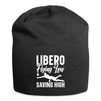Volley-ball Libero - Bonnet en jersey - noir - Devant