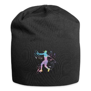 Javelin Throw Colorsplash Javelin Throw - Jersey Beanie - black - Front