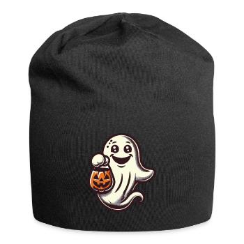 Mignon Halloween Ghost Trick Or Treat - Bonnet en jersey - noir - Devant
