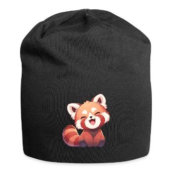 Red Panda Little Pandas Little Red Panda - Jersey Beanie - black - Front