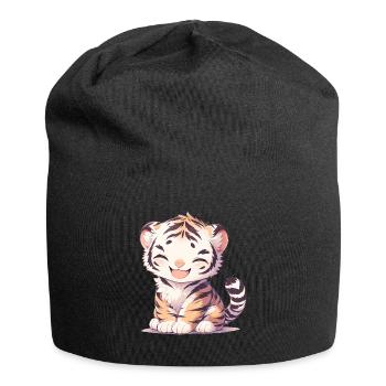 Tiger Big Cat - Jersey Beanie - black - Front