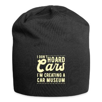 Classic Cars Collector Funny Vintage Car - Jersey Beanie - black - Front
