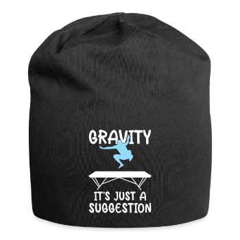 Trampoline drôle pour homme trampolinist - Bonnet en jersey - noir - Devant