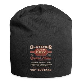 57. Geburtstag Oldtimer September 1967 Jahrgang 67 - Jersey-Beanie - Schwarz - Vorne