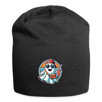 Boo-Jee Gespenst Lustiger Modischer Geist - Jersey-Beanie - Schwarz - Vorne
