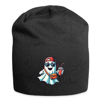Boo-Jee Gespenst Lustiger Modischer Geist - Jersey-Beanie - Schwarz - Vorne