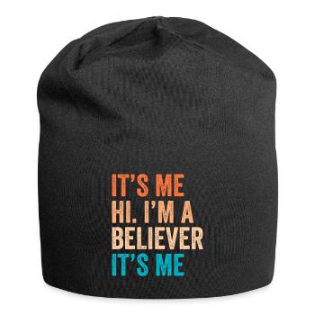 Katholische Religion Kirche Bibel Jesus - Jersey-Beanie - Schwarz - Vorne