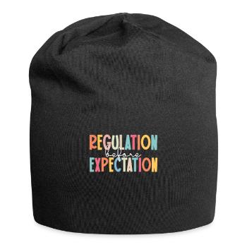Journée de sensibilisation à l’autisme Cadeau autiste - Bonnet en jersey - noir - Devant