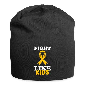 Krebs Im Kindesalter Childhood Cancer Awareness - Jersey-Beanie - Schwarz - Vorne