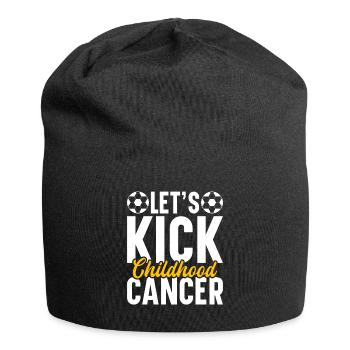 Krebs Im Kindesalter Childhood Cancer Awareness - Jersey-Beanie - Schwarz - Vorne