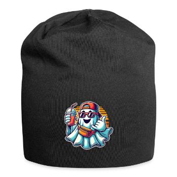 Boo-Jee Gespenst Lustiger Modischer Geist - Jersey-Beanie - Schwarz - Vorne