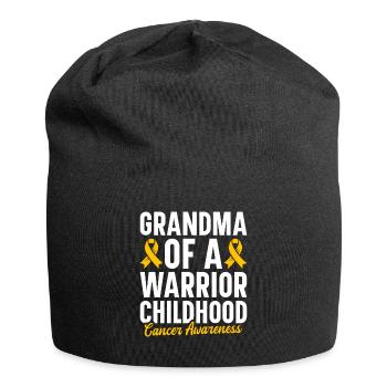 Krebs Im Kindesalter Childhood Cancer Awareness - Jersey-Beanie - Schwarz - Vorne