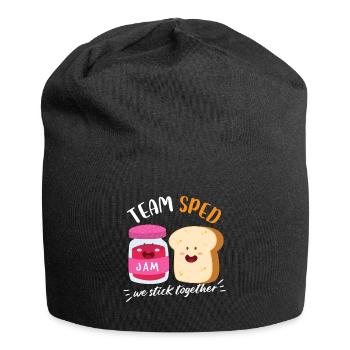 jam lover bred Design for a jam lover - Jersey-Beanie - Schwarz - Vorne