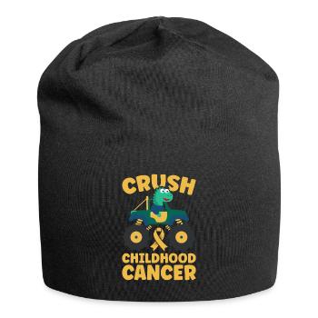 Krebs Im Kindesalter Childhood Cancer Awareness - Jersey-Beanie - Schwarz - Vorne