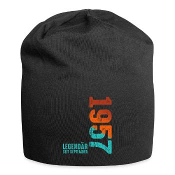 Since September 1957 Year 1957 Retro Vintage 1957 - Jersey Beanie - black - Front