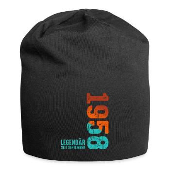 Since September 1958 Year 1958 Retro Vintage 1958 - Jersey Beanie - black - Front