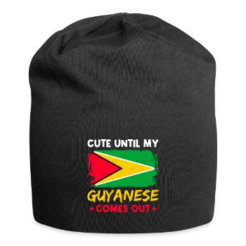 Proud Guyanese - Jersey Beanie - black - Front
