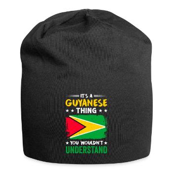 Proud Guyanese - Jersey Beanie - black - Front