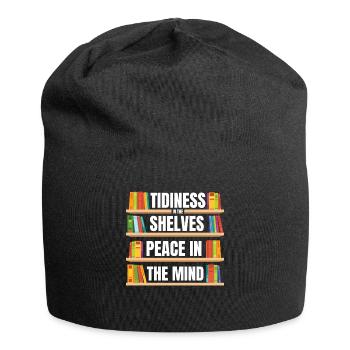 Bibliotheksassistent - Jersey-Beanie - Schwarz - Vorne