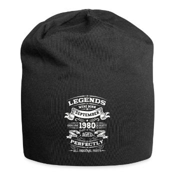 44ème Anniversaire Légende Septembre 1980 Vintage 80's - Bonnet en jersey - noir - Devant
