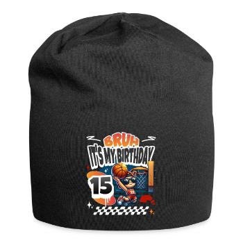 Basketball 15th Birthday - Jersey Beanie - black - Front